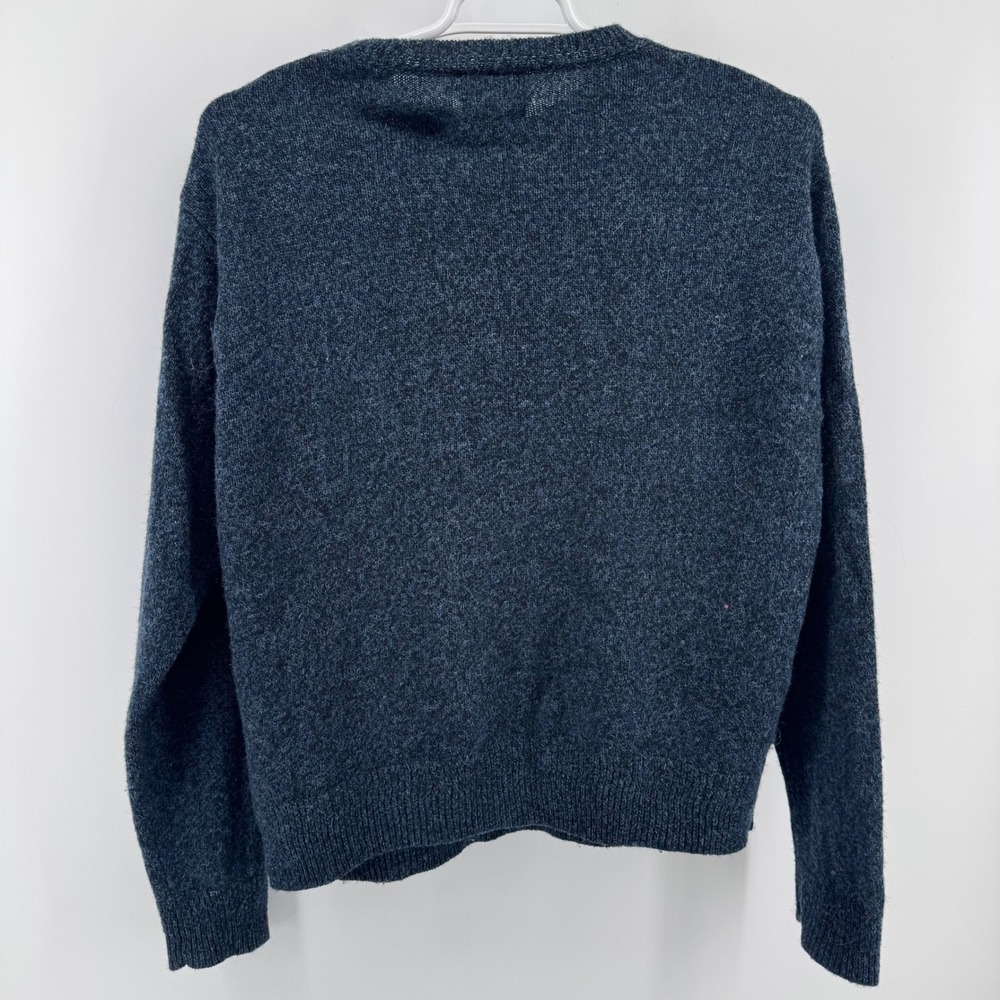 Pendleton Crewneck Sweater Mens L Blue Washable Wool RF532-63630 Long Sleeve - Picture 3 of 10